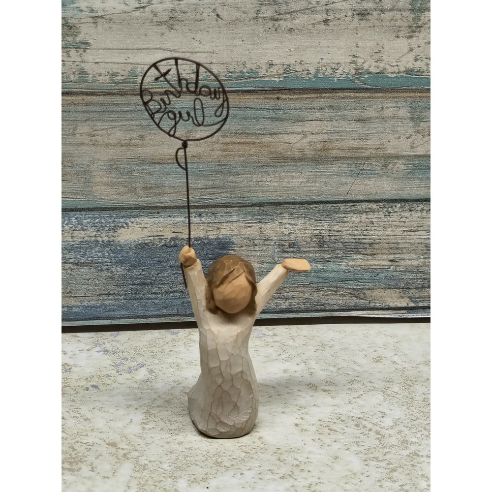 Sweet And Joyful Willow Tree Birthday Girl Resin Figurine Demdaco C 2005-No Box